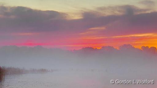 Foggy Sunrise_22672-3.jpg - Rideau Canal Waterway photographed near Smiths Falls, Ontario, Canada.